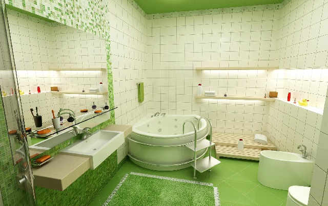 Yeşil Banyo Dekorasyonu Nasıl Yapılır